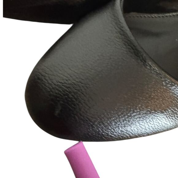 H By HALSTON DejaVu Black Dress Heeled Shoe SZ 7 - Picture 9 of 13